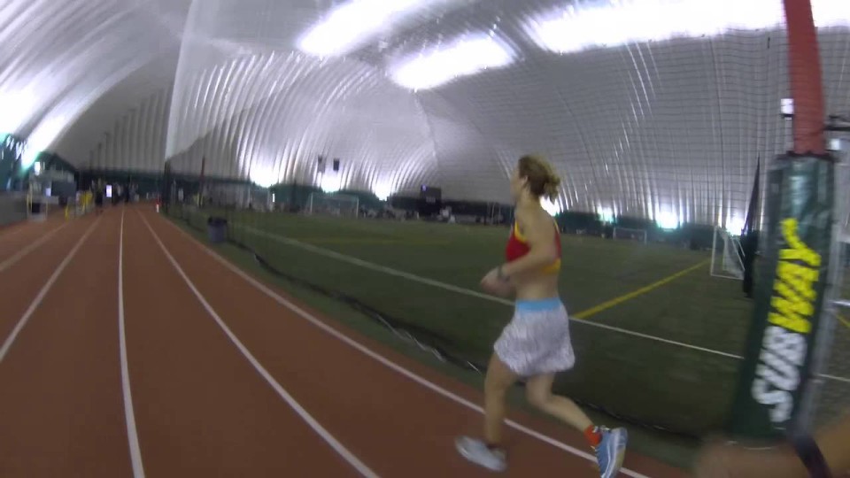 242 mile World Record 48 Hour Run set by Traci Falbo at Six Days in the Dome
