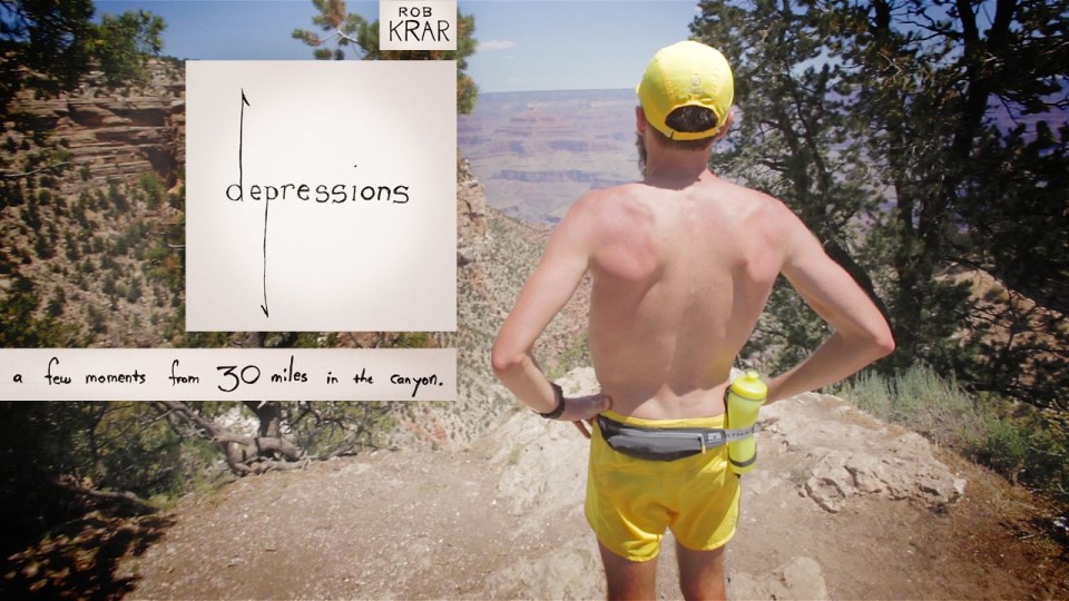 Depressions – a few moments from 30 miles in the canyon